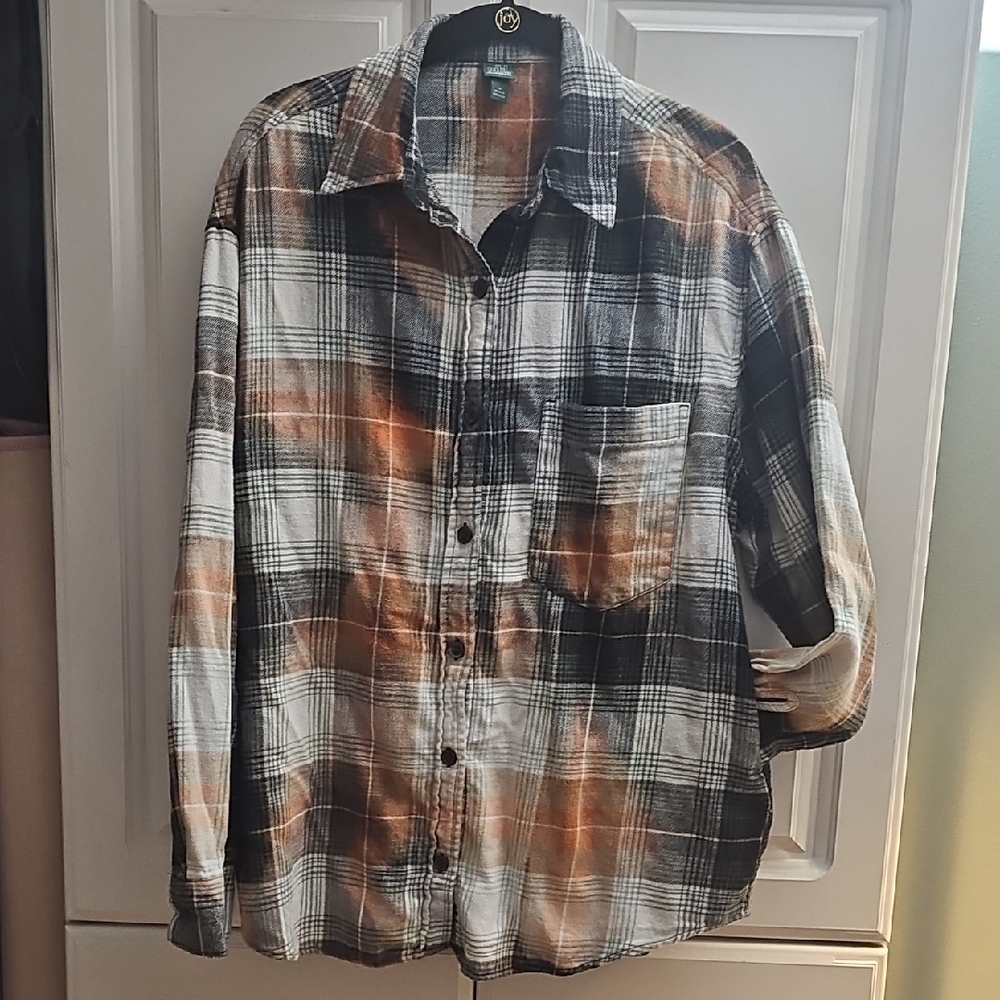 ⚜️Grunge Inspired Wild Fable Flannel Plaid Shirt W/Pockets(gotta have pockets)